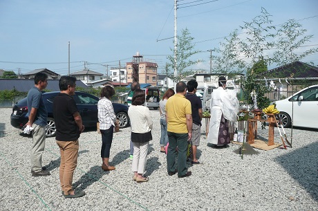 三島市Ａ邸「地鎮祭」