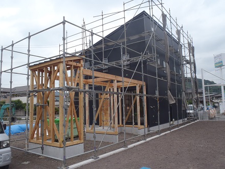 富士市A邸「だんだんカタチがみえてきました」