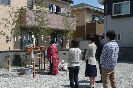 伊豆の国市M邸地鎮祭